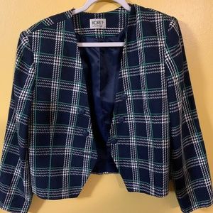 Vintage Koret Plaid Plus Size Blazer